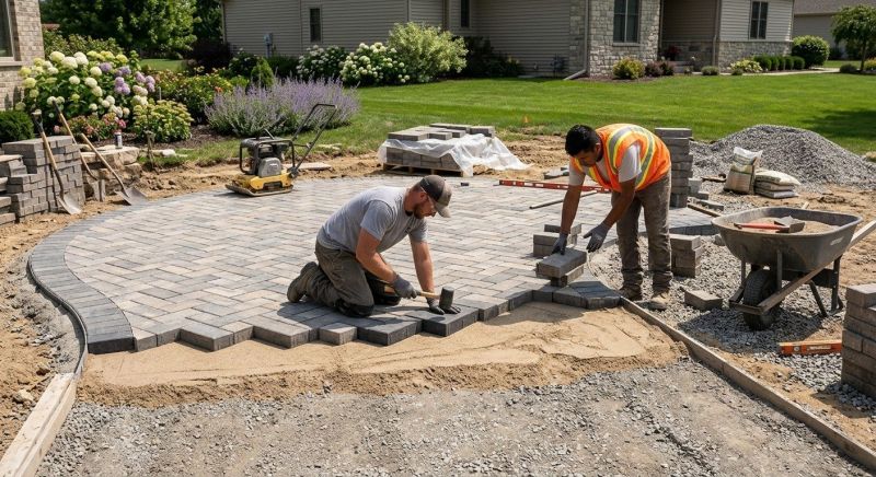 Hardscape Pavers Installation in Boston, MA